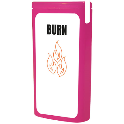 Picture of MINIKIT BURN FIRST AID KIT in Magenta.