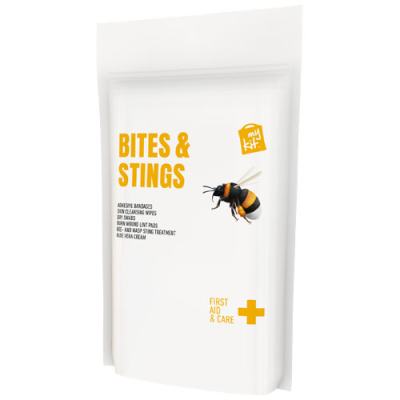Picture of MYKIT BITES & STINGS FIRST AID with Paper Pouch in White.