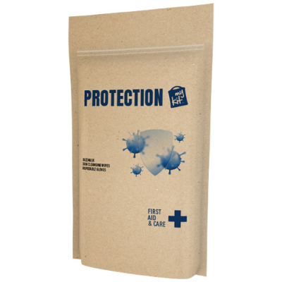 Picture of MYKIT PROTECTION KIT with Paper Pouch in Kraft Brown