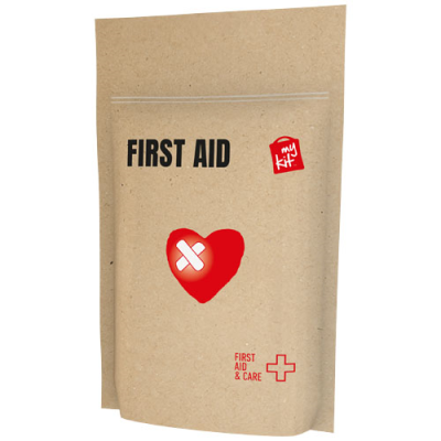 Picture of MINIKIT FIRST AID with Paper Pouch in Kraft Brown