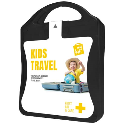 Picture of MYKIT CHILDRENS TRAVEL SET in Solid Black.