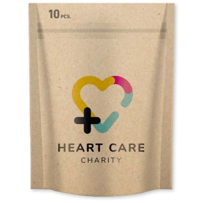 Picture of 10-PIECES PLASTER PACK with Full Colour Printed Paper Pouch