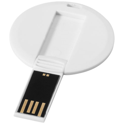 Picture of ROUND CREDIT CARD in White.