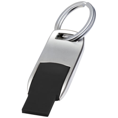 Picture of FLIP USB in Solid Black & Silver.