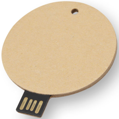 Picture of ROUND RECYCLED PAPER USB 2