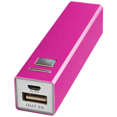 Picture of WS101 2200 & 2600 MAH POWERBANK in Pink.
