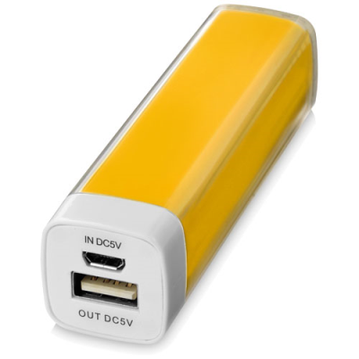 Picture of WS102 2200 & 2600 MAH POWERBANK in Yellow.