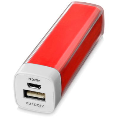 Picture of WS102 2200 & 2600 MAH POWERBANK in Red.