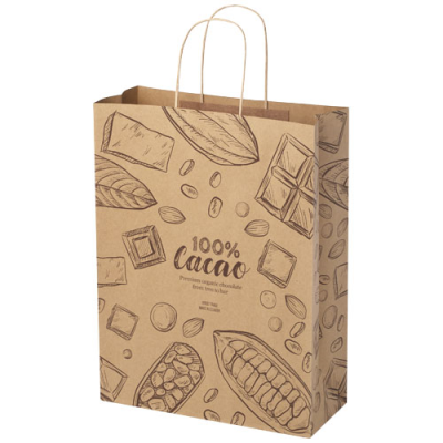 Picture of KRAFT 120 G & M2 PAPER BAG with Twisted Handles - Xx Large in Kraft Brown
