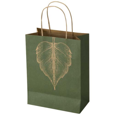 Picture of KRAFT 120 G & M2 PAPER BAG with Twisted Handles - 18 x 9 x 23 Cm
