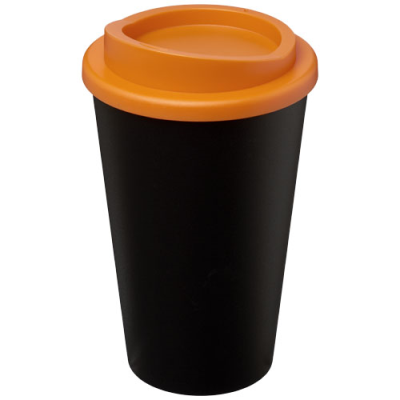 Picture of AMERICANO® 350 ML THERMAL INSULATED TUMBLER in Solid Black & Orange