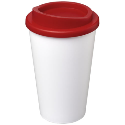Picture of AMERICANO® 350 ML THERMAL INSULATED TUMBLER in White & Red