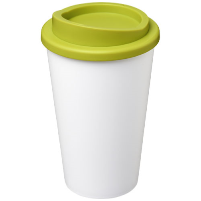 Picture of AMERICANO® 350 ML THERMAL INSULATED TUMBLER in White & Lime.