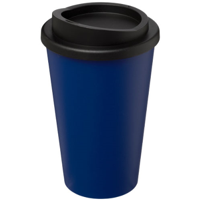 Picture of AMERICANO® 350 ML THERMAL INSULATED TUMBLER in Blue & Solid Black.