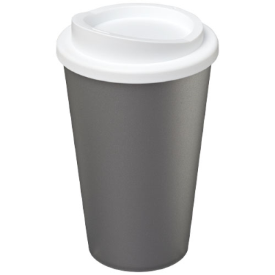 Picture of AMERICANO® 350 ML THERMAL INSULATED TUMBLER in Silver & White.