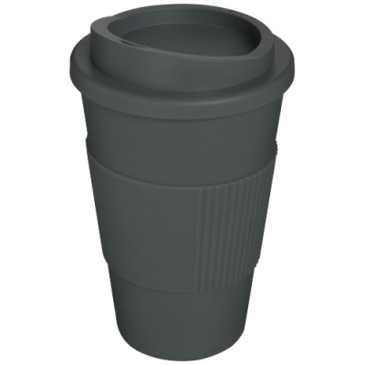Picture of AMERICANO® 350 ML THERMAL INSULATED TUMBLER with Grip in Grey.