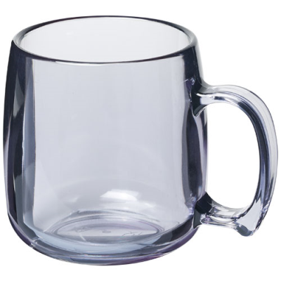 Picture of CLASSIC 300 ML PLASTIC MUG in Clear Transparent Clear Transparent.