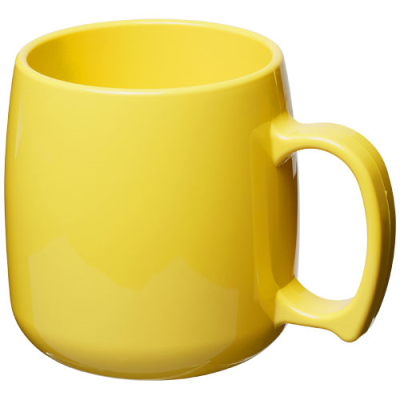 Picture of CLASSIC 300 ML PLASTIC MUG in Yellow.
