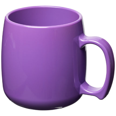 Picture of CLASSIC 300 ML PLASTIC MUG in Purple.