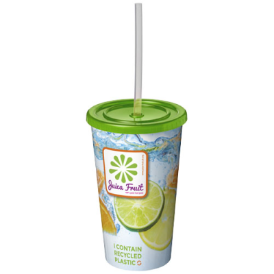Picture of BRITE-AMERICANO® 350 ML DOUBLE-WALLED STADIUM CUP in Lime