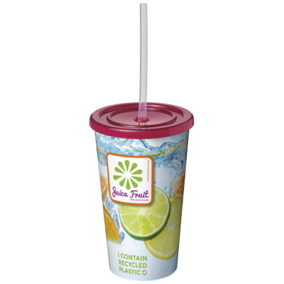 Picture of BRITE-AMERICANO® 350 ML DOUBLE-WALLED STADIUM CUP in Magenta.