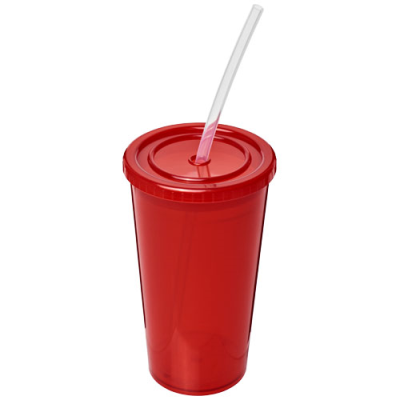 Picture of STADIUM 350 ML DOUBLE-WALLED CUP in Red