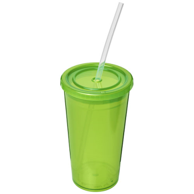 Picture of STADIUM 350 ML DOUBLE-WALLED CUP in Lime.