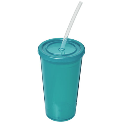 Picture of STADIUM 350 ML DOUBLE-WALLED CUP in Light Blue.