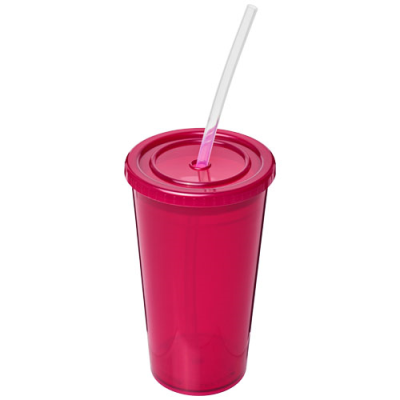 Picture of STADIUM 350 ML DOUBLE-WALLED CUP in Magenta.