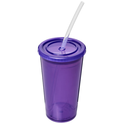 Picture of STADIUM 350 ML DOUBLE-WALLED CUP in Purple