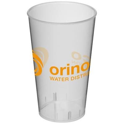 Picture of ARENA 375 ML PLASTIC TUMBLER in Clear Transparent White