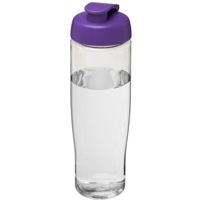 Picture of H2O ACTIVE® TEMPO 700 ML FLIP LID SPORTS BOTTLE in Clear Transparent & Purple