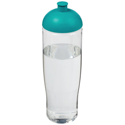 Picture of H2O ACTIVE® TEMPO 700 ML DOME LID SPORTS BOTTLE in Clear Transparent & Aqua Blue.