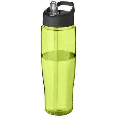 Picture of H2O ACTIVE® TEMPO 700 ML SPOUT LID SPORTS BOTTLE in Lime & Solid Black