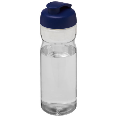 Picture of H2O ACTIVE® BASE 650 ML FLIP LID SPORTS BOTTLE in Clear Transparent & Blue