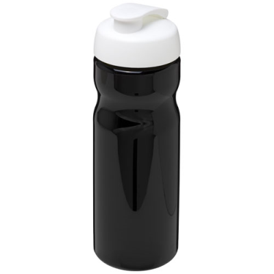 Picture of H2O ACTIVE® BASE 650 ML FLIP LID SPORTS BOTTLE in Solid Black & White