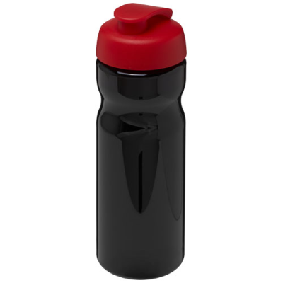 Picture of H2O ACTIVE® BASE 650 ML FLIP LID SPORTS BOTTLE in Solid Black & Red.
