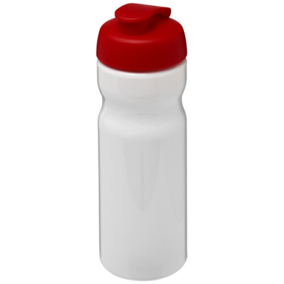 Picture of H2O ACTIVE® BASE 650 ML FLIP LID SPORTS BOTTLE in White & Red
