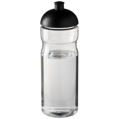 Picture of H2O ACTIVE® BASE 650 ML DOME LID SPORTS BOTTLE in Clear Transparent & Solid Black