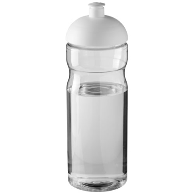 Picture of H2O ACTIVE® BASE 650 ML DOME LID SPORTS BOTTLE in Clear Transparent & White.
