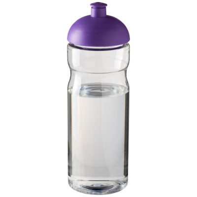 Picture of H2O ACTIVE® BASE 650 ML DOME LID SPORTS BOTTLE in Clear Transparent & Purple.