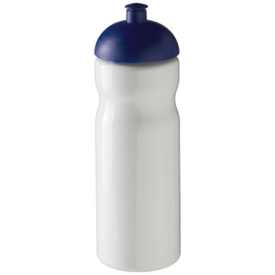 Picture of H2O ACTIVE® BASE 650 ML DOME LID SPORTS BOTTLE in White & Blue.