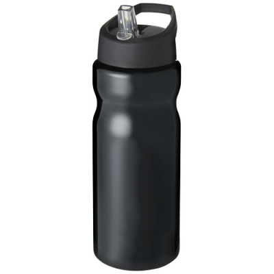 Picture of H2O ACTIVE® BASE 650 ML SPOUT LID SPORTS BOTTLE in Solid Black.