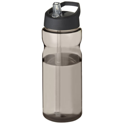 Picture of H2O ACTIVE® BASE 650 ML SPOUT LID SPORTS BOTTLE in Charcoal & Solid Black