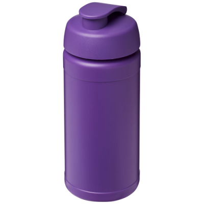 Picture of BASELINE® PLUS 500 ML FLIP LID SPORTS BOTTLE in Purple.