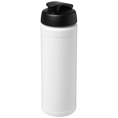 Picture of BASELINE® PLUS 750 ML FLIP LID SPORTS BOTTLE in White & Solid Black