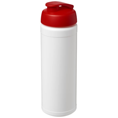 Picture of BASELINE® PLUS 750 ML FLIP LID SPORTS BOTTLE in White & Red.