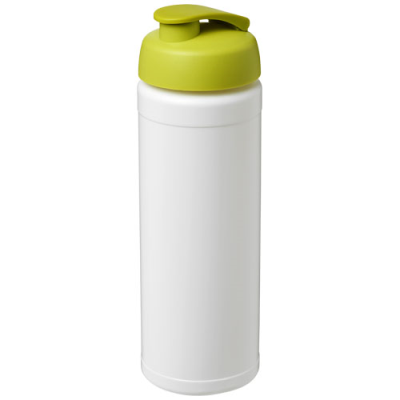 Picture of BASELINE® PLUS 750 ML FLIP LID SPORTS BOTTLE in White & Lime.