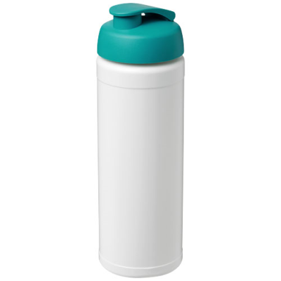 Picture of BASELINE® PLUS 750 ML FLIP LID SPORTS BOTTLE in White & Aqua