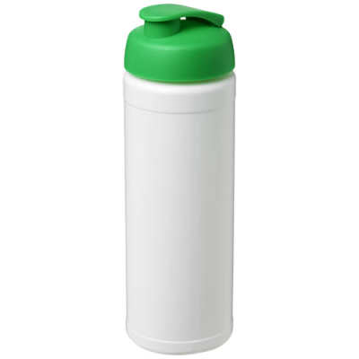 Picture of BASELINE® PLUS 750 ML FLIP LID SPORTS BOTTLE in White & Green.